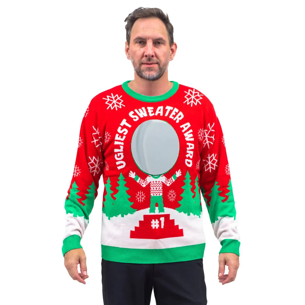 3D Mirror Ugliest Sweater Award Sweater