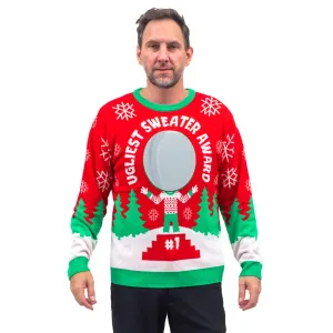 3D Mirror Ugliest Sweater Award Sweater