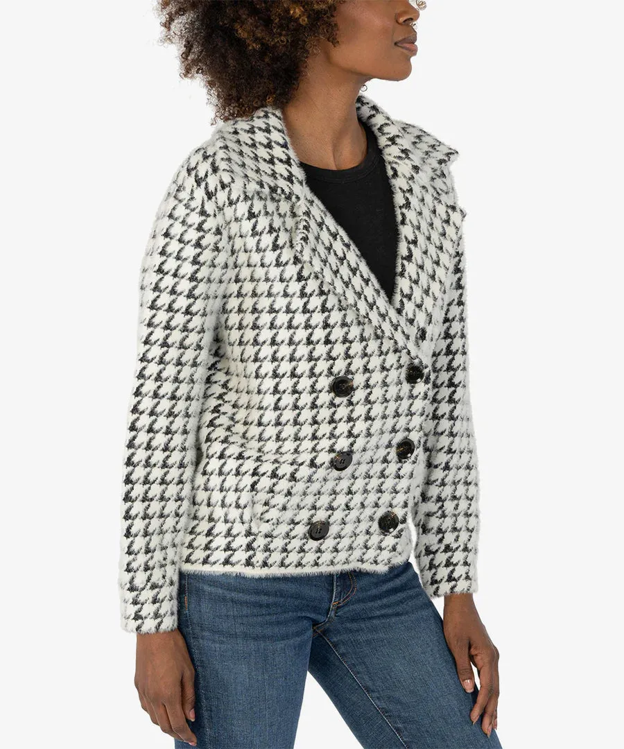 Aaliyah Houndstooth Coat