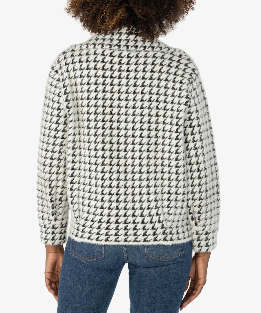 Aaliyah Houndstooth Coat