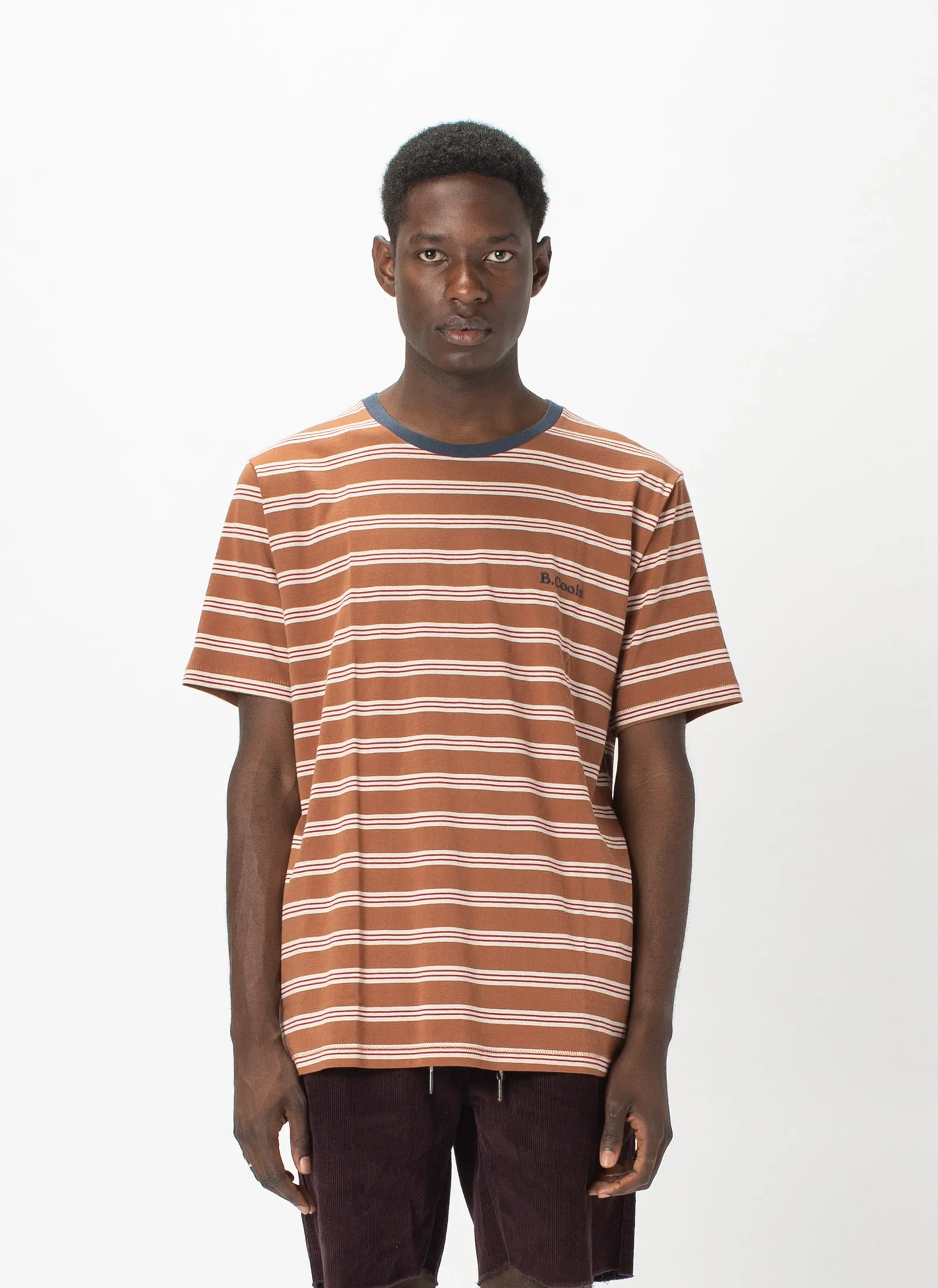 B.Cools Embro Tee Clay Stripe