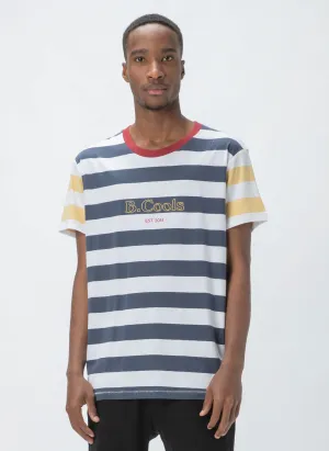 B.Cools Heritage Tee Navy Stripe