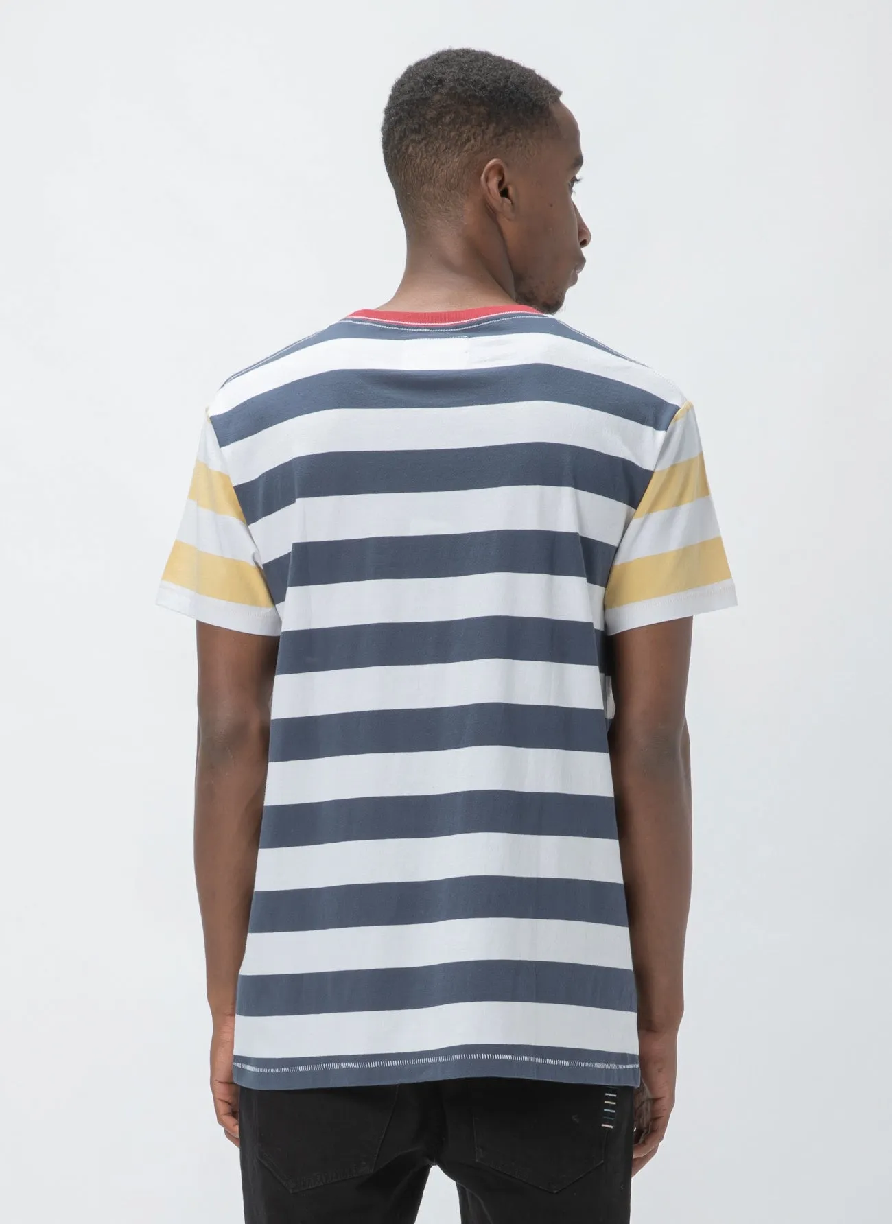 B.Cools Heritage Tee Navy Stripe