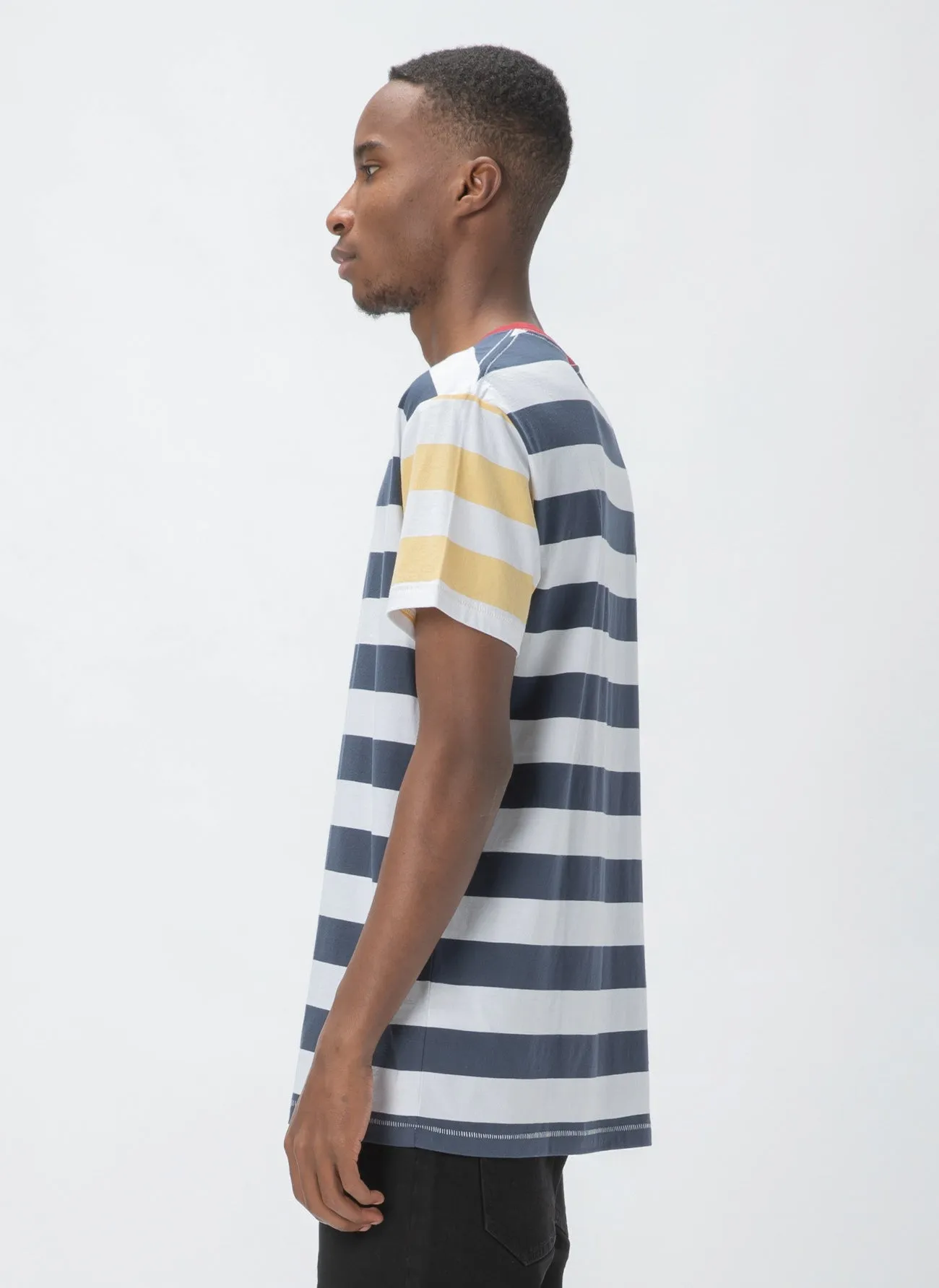 B.Cools Heritage Tee Navy Stripe