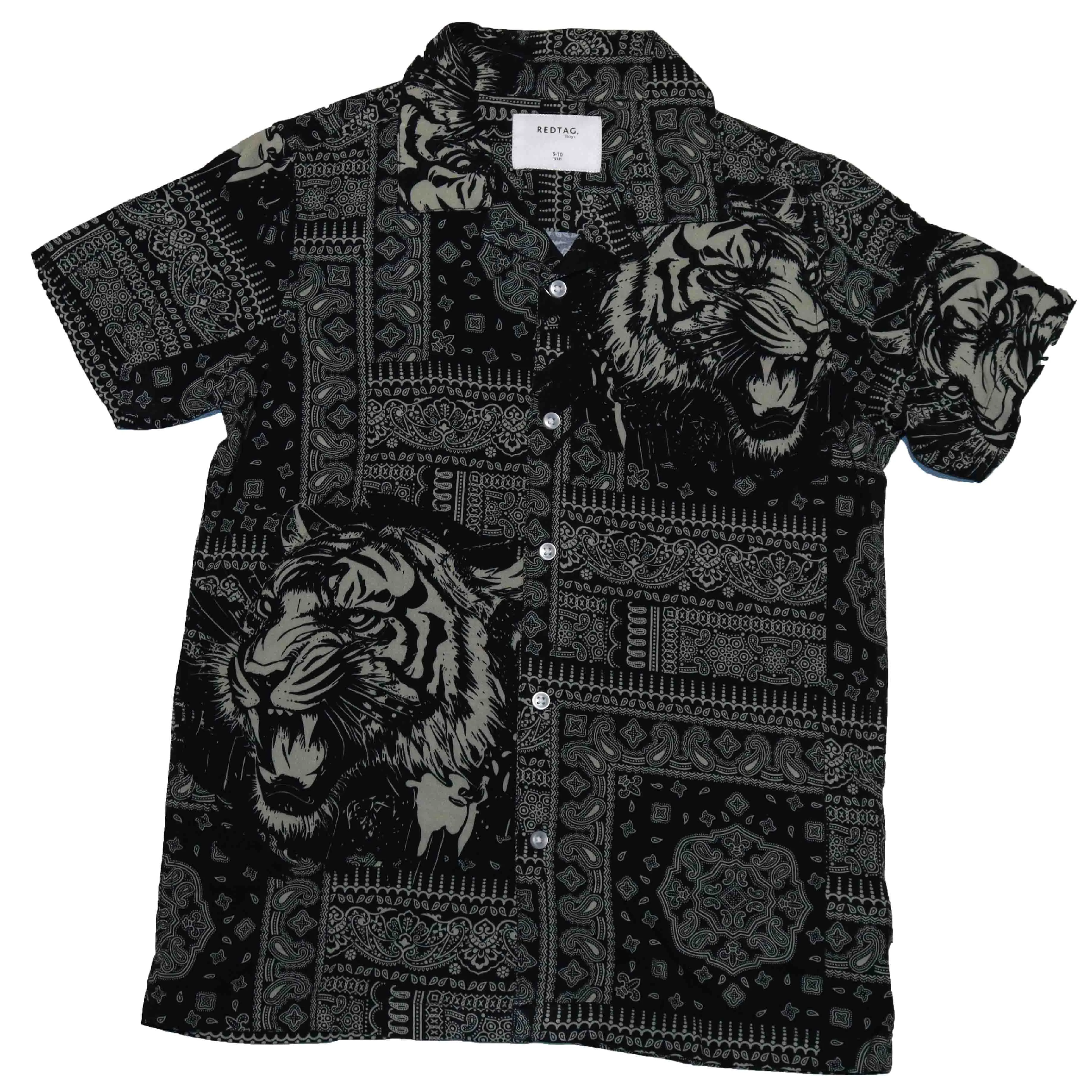 Black Tiger Graphic Tshirt