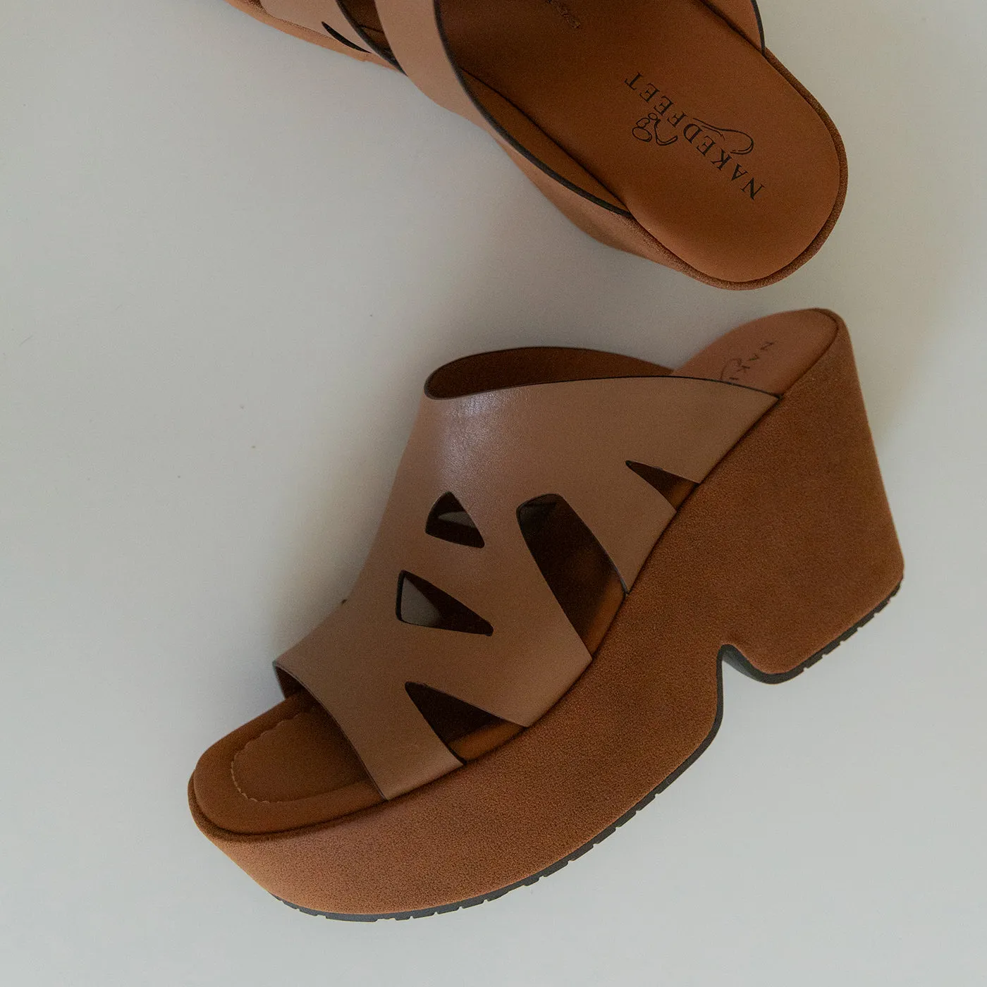 BRIO in BROWN Heeled Sandals