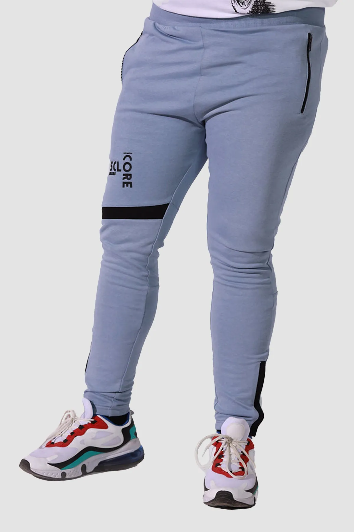 Cameo Blue Jogger Pants (Plus Size) - P22 - MTR033P