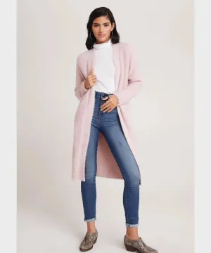 Cardi Coat with Pockets Rose