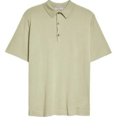 Desert Green Mycroft Sea Island Cotton Polo