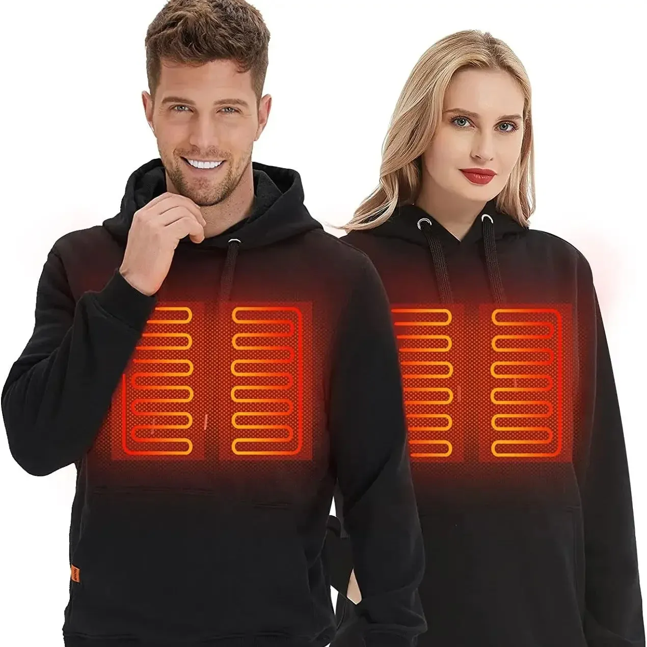 Electric Heating Sweaters Hoodies Winter Warm Heated Clothes