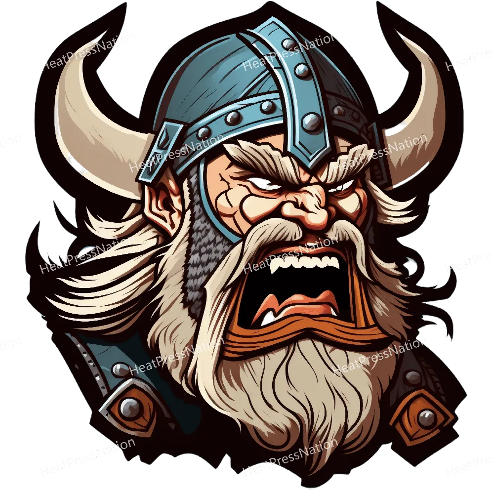 Enraged Warrior Viking Design