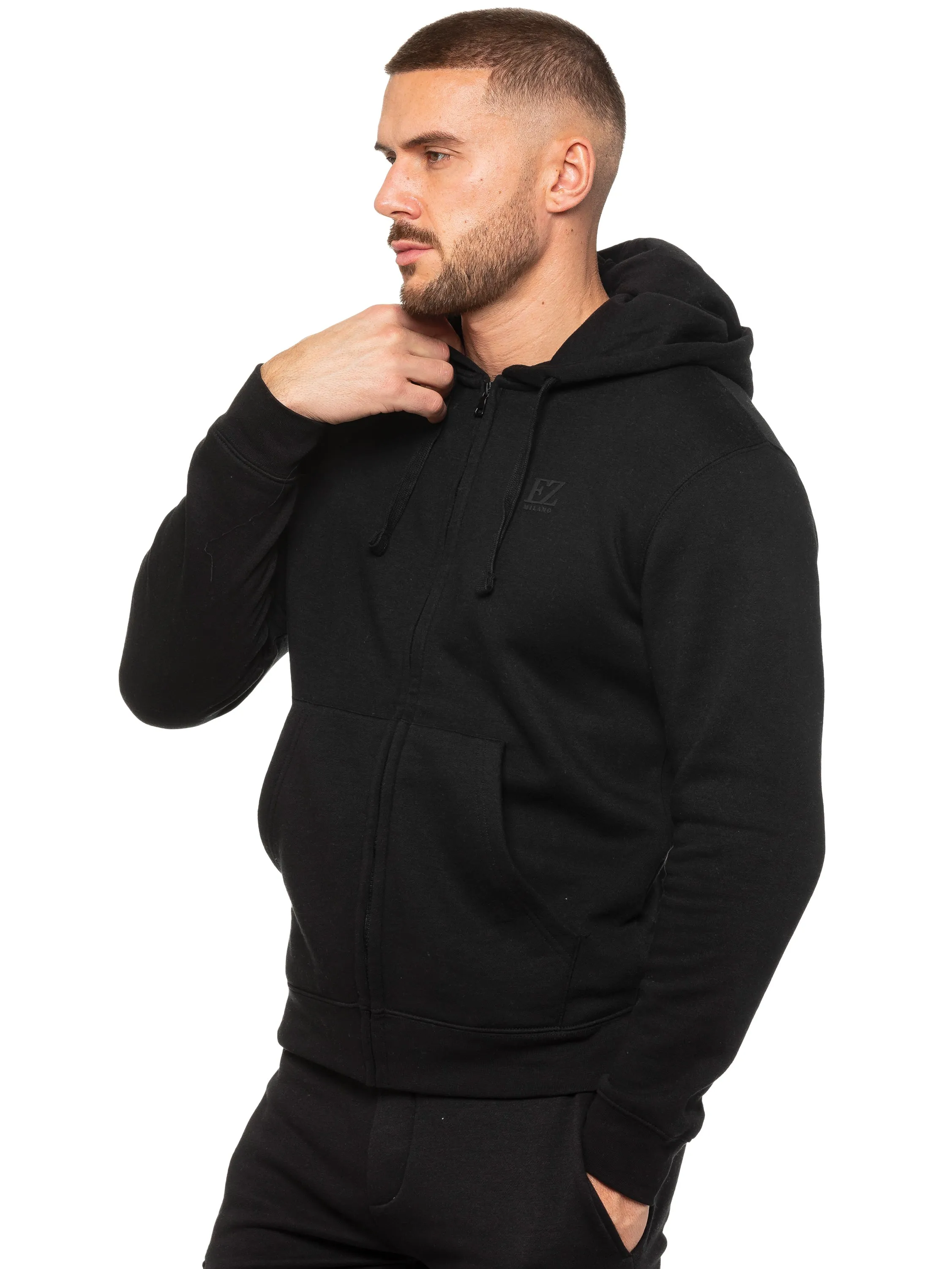 Enzo | Mens Zip Hoodie