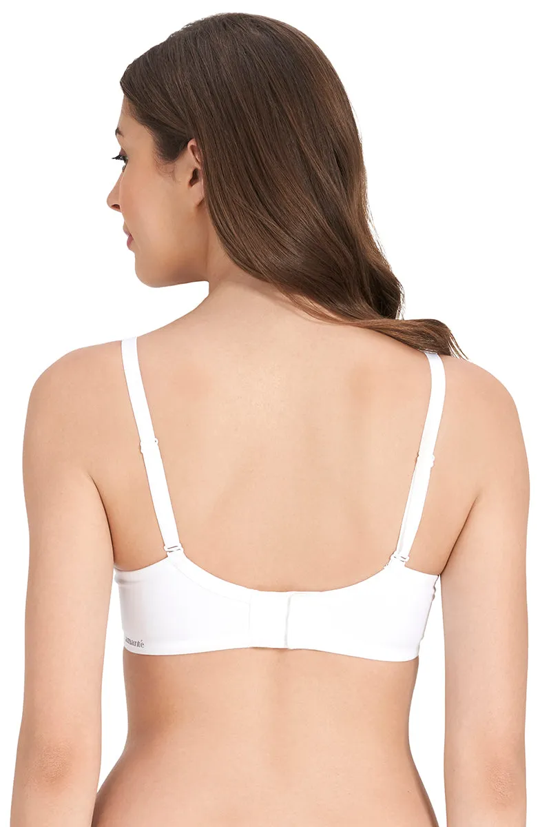 Essential Padded Wirefree Bra - White