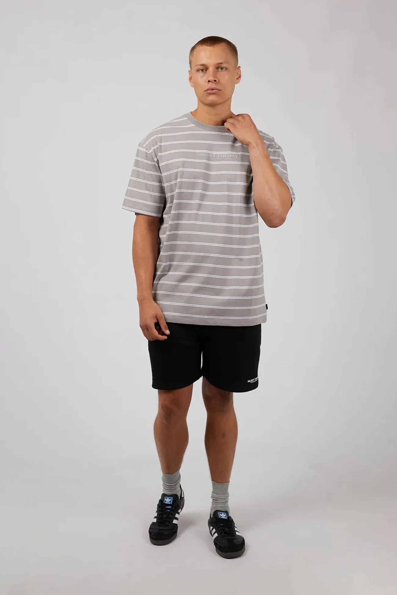 Essential Theory Stripe Tee Grey