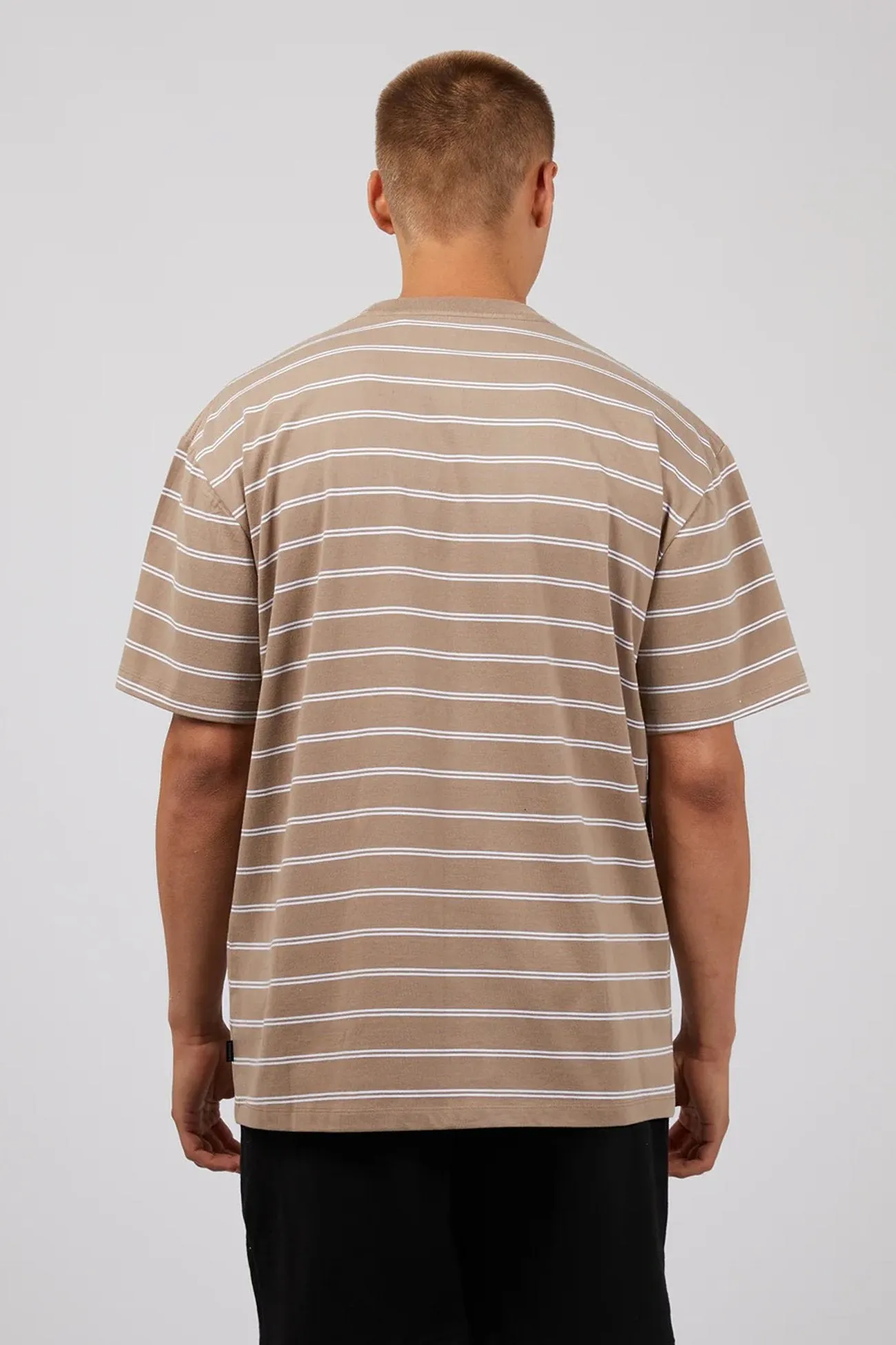 Essential Theory Stripe Tee Mushroom