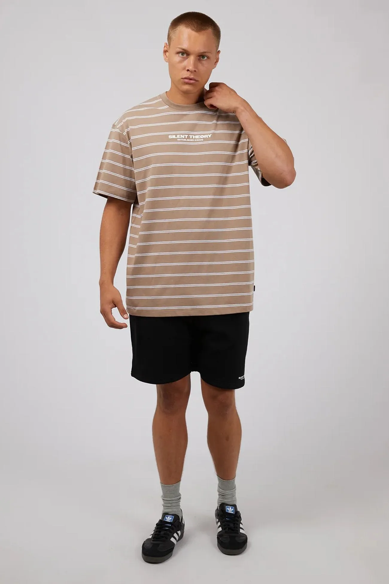 Essential Theory Stripe Tee Mushroom