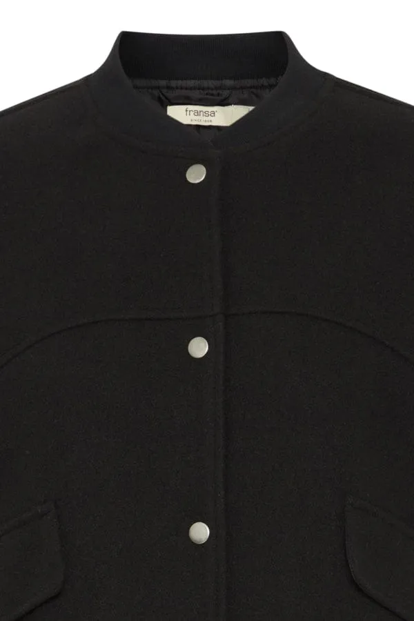 Fransa Bomber Jacket Black