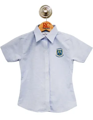 Girls Short Sleeve Oxford Shirt