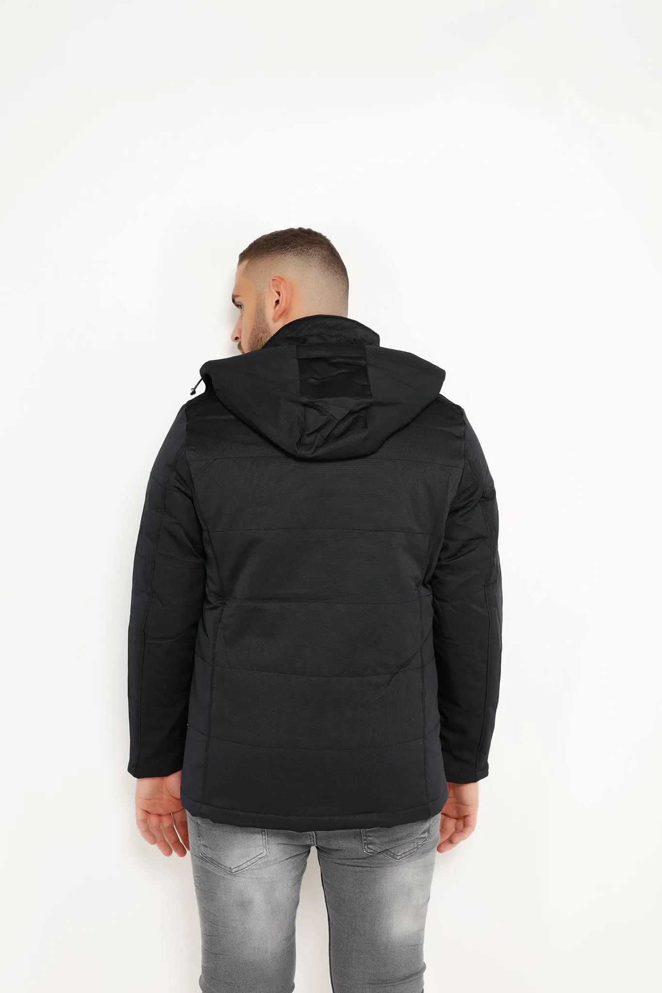 HANEZ PUFF HOODED JACKET HM9005