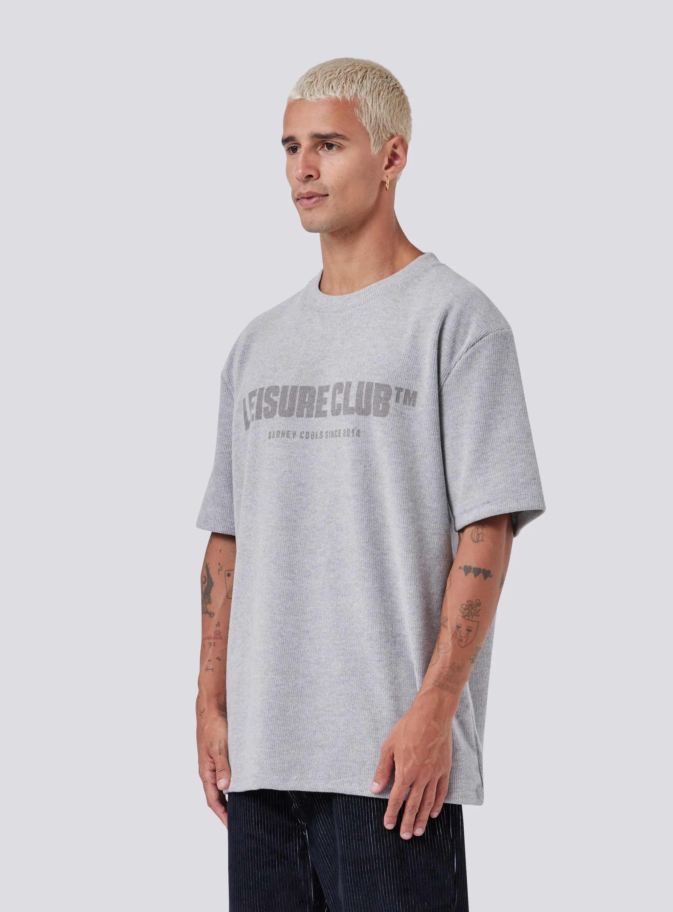 LCTM Homie Tee Grey Melange Rib