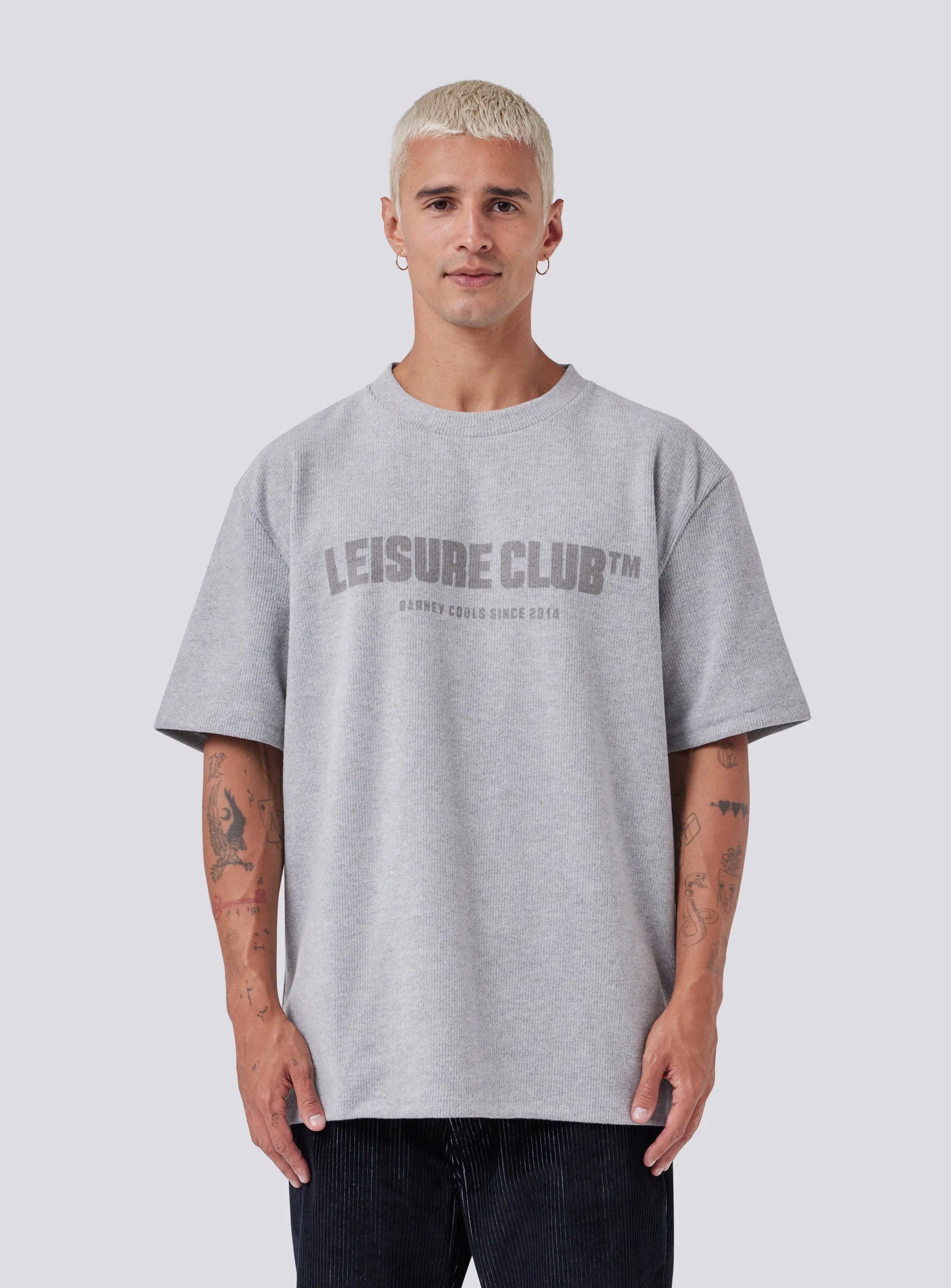 LCTM Homie Tee Grey Melange Rib