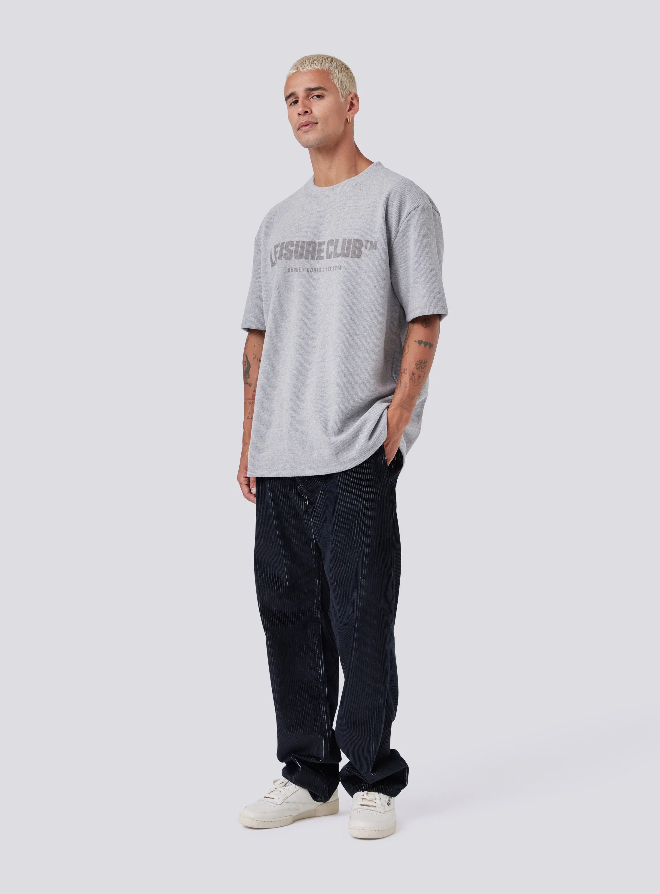 LCTM Homie Tee Grey Melange Rib