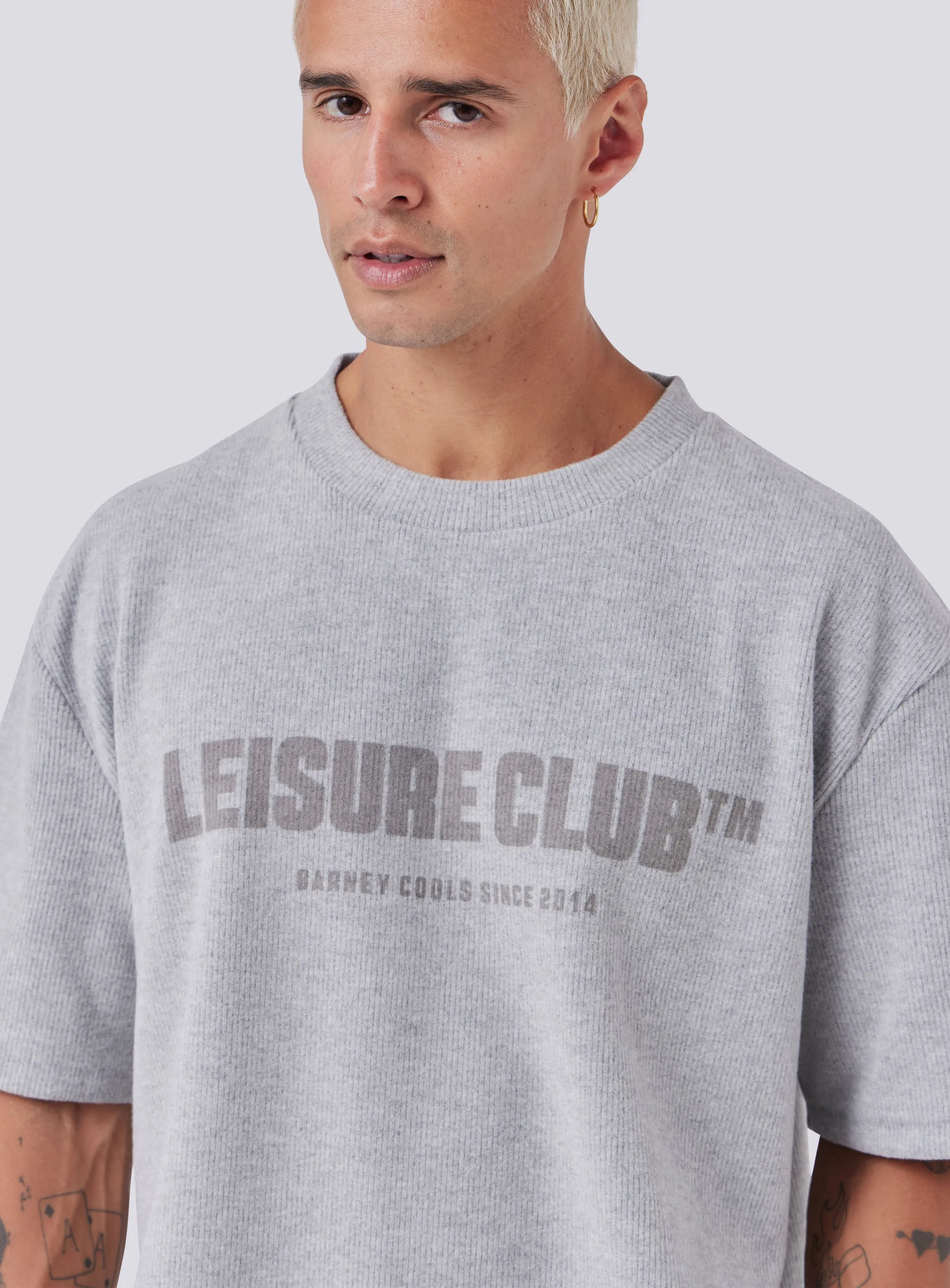 LCTM Homie Tee Grey Melange Rib