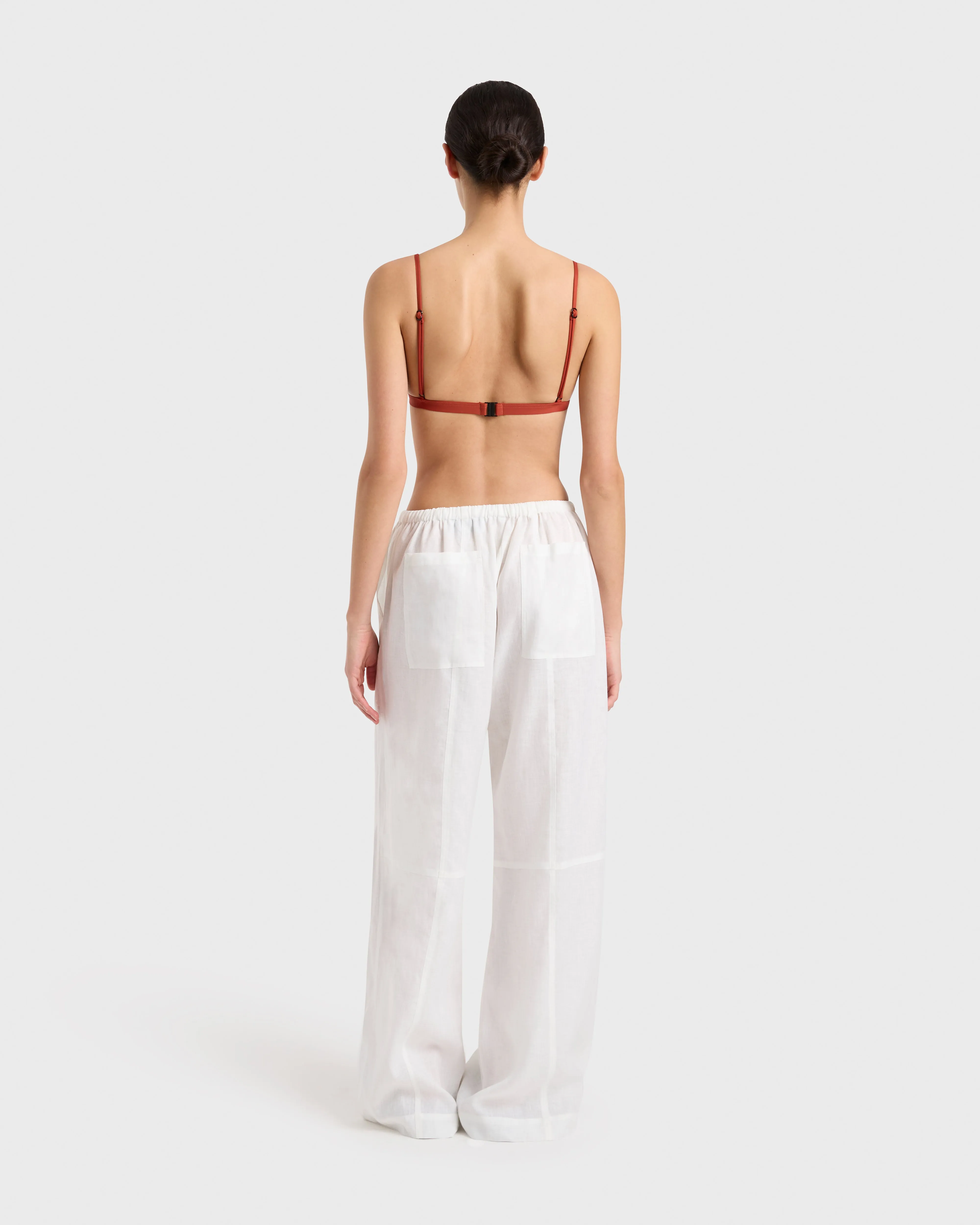 Leiden Relaxed Pant - White