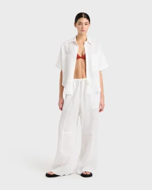 Leiden Relaxed Pant - White