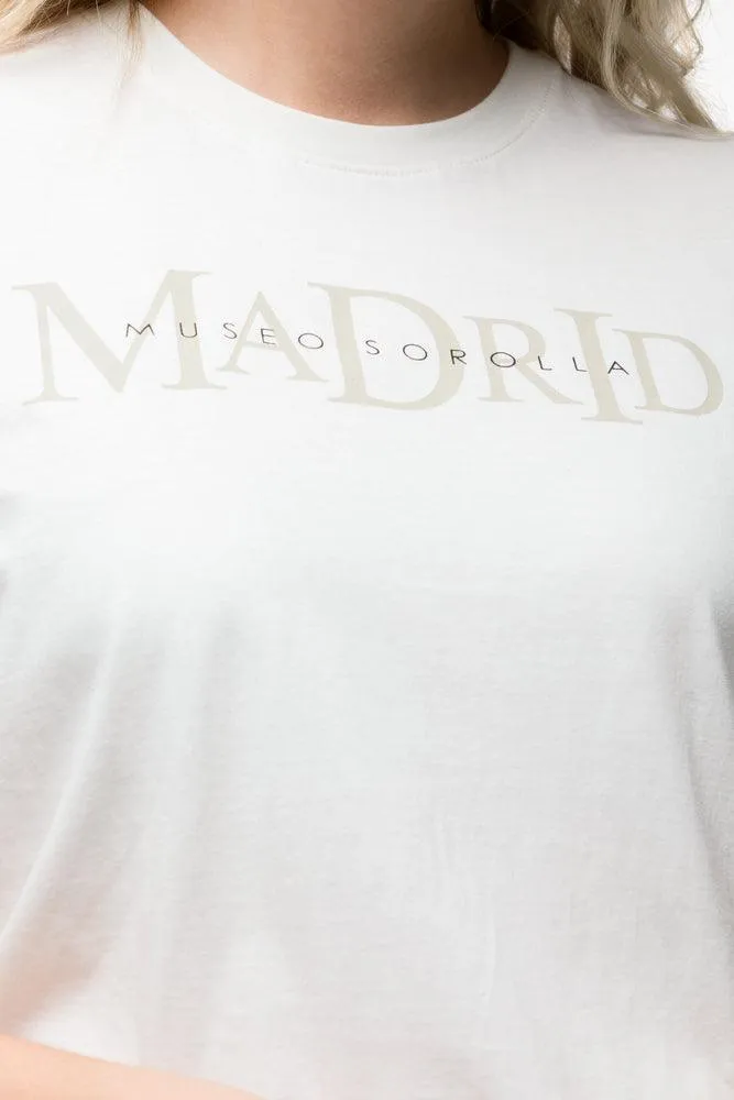 Madrid Printed T Shirt Milk