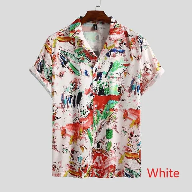 Men Shirt Hawaiian