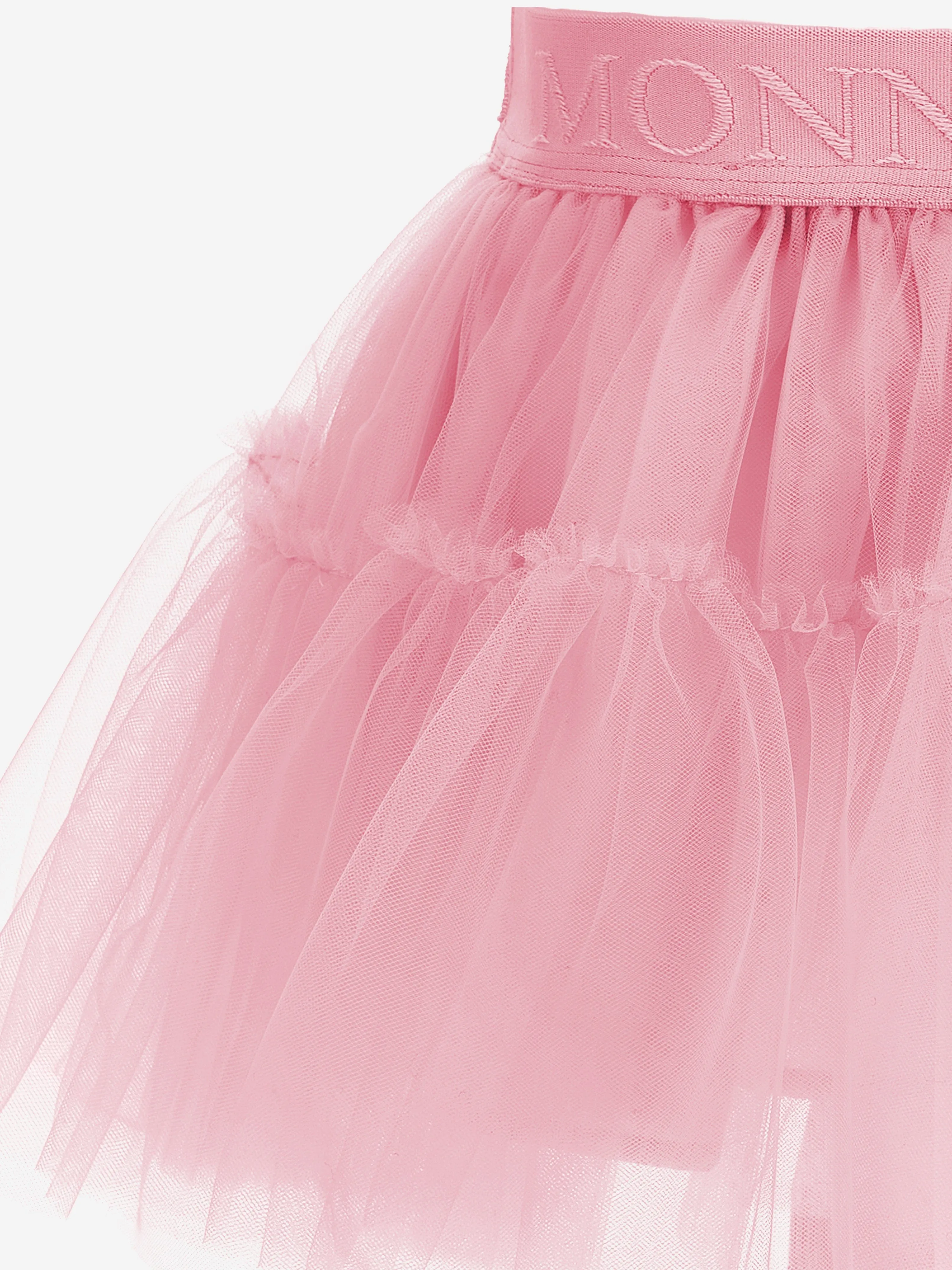 Monnalisa Baby Girls Silk Touch Tulle Skirt in Pink