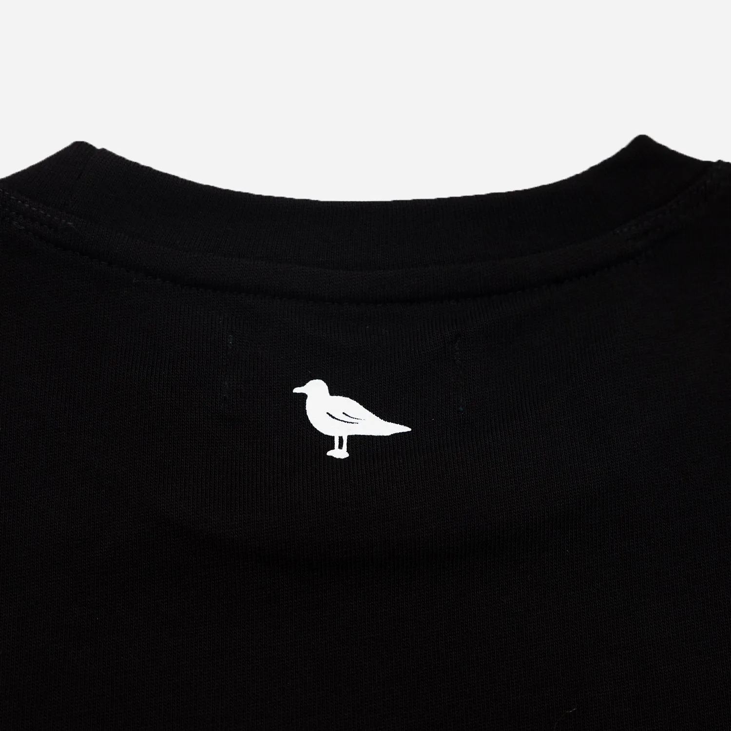 Mystic Embroidered Heavyweight Tonal T-Shirt in Black