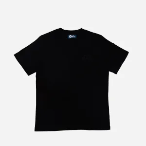 Mystic Embroidered Heavyweight Tonal T-Shirt in Black