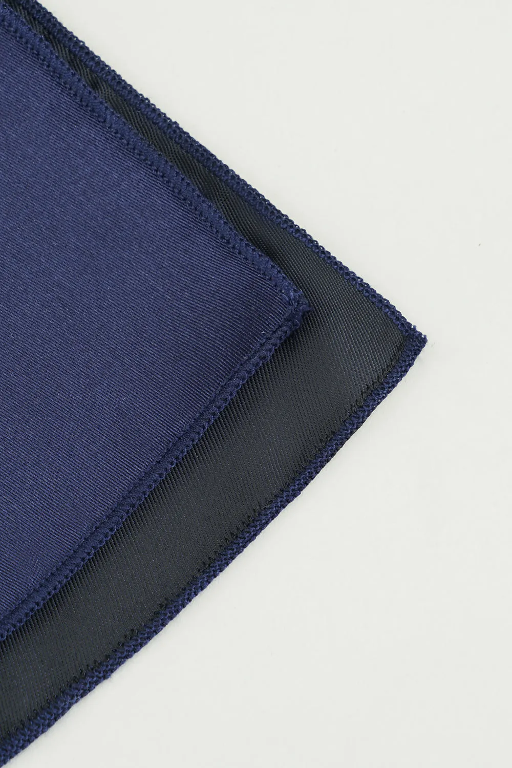 Navy Silk Pocket Square