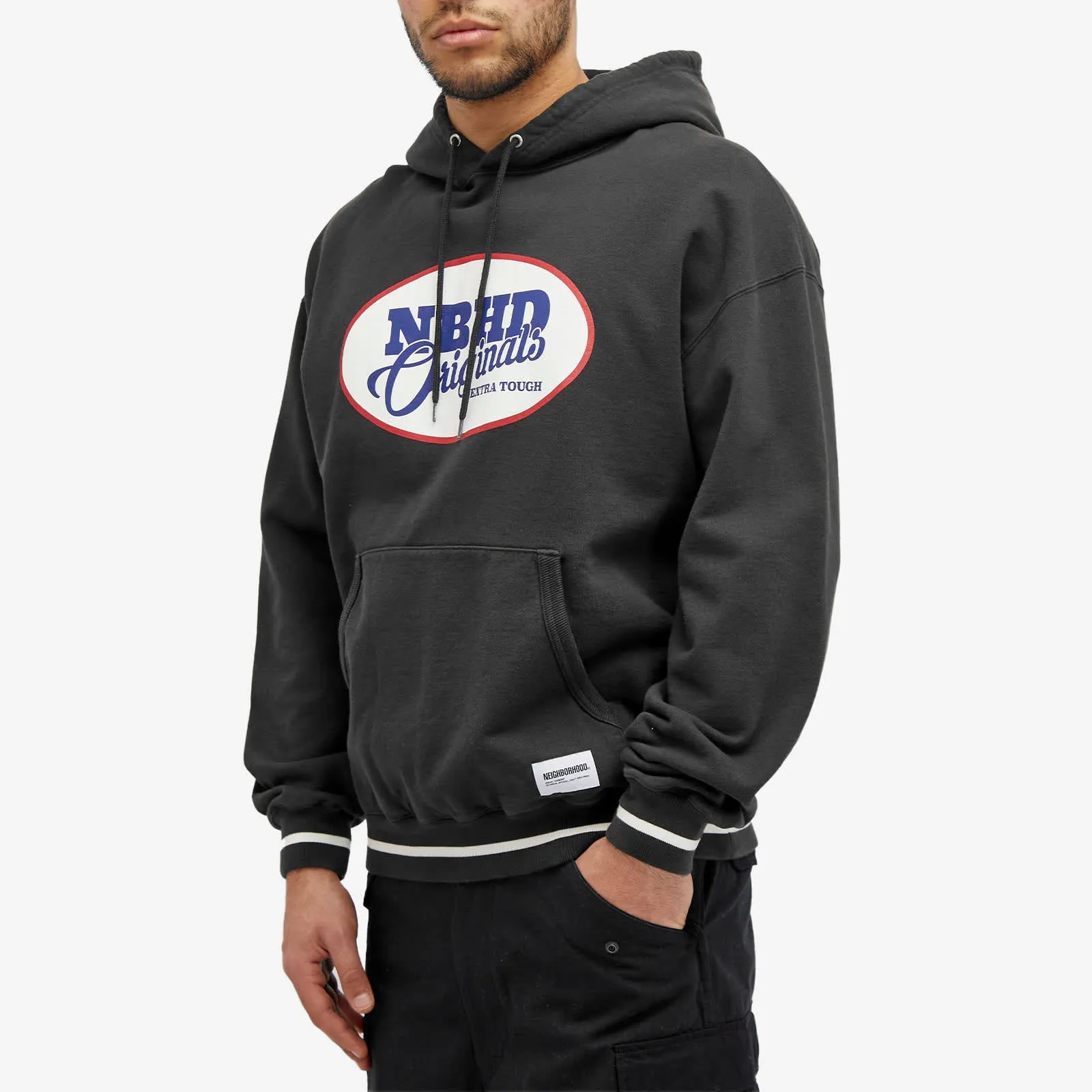 Neighborhood College Hoodie, black