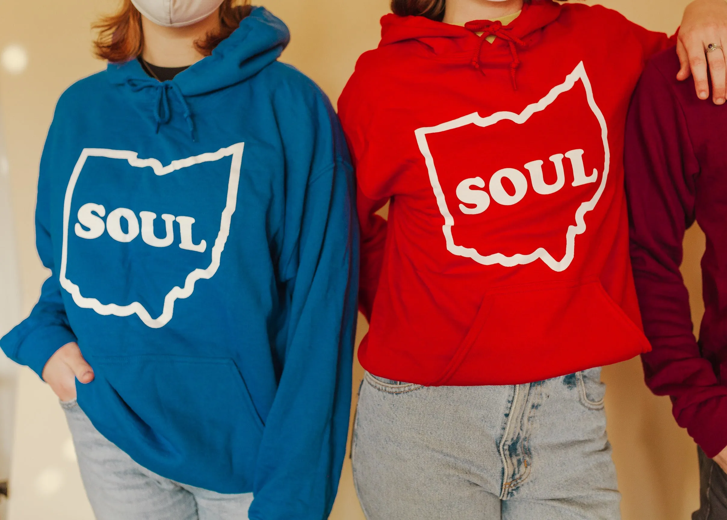 OHIO SOUL HOODIE - Red