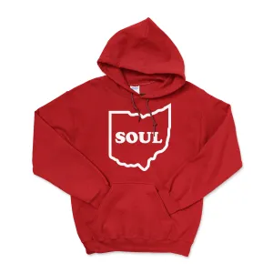 OHIO SOUL HOODIE - Red