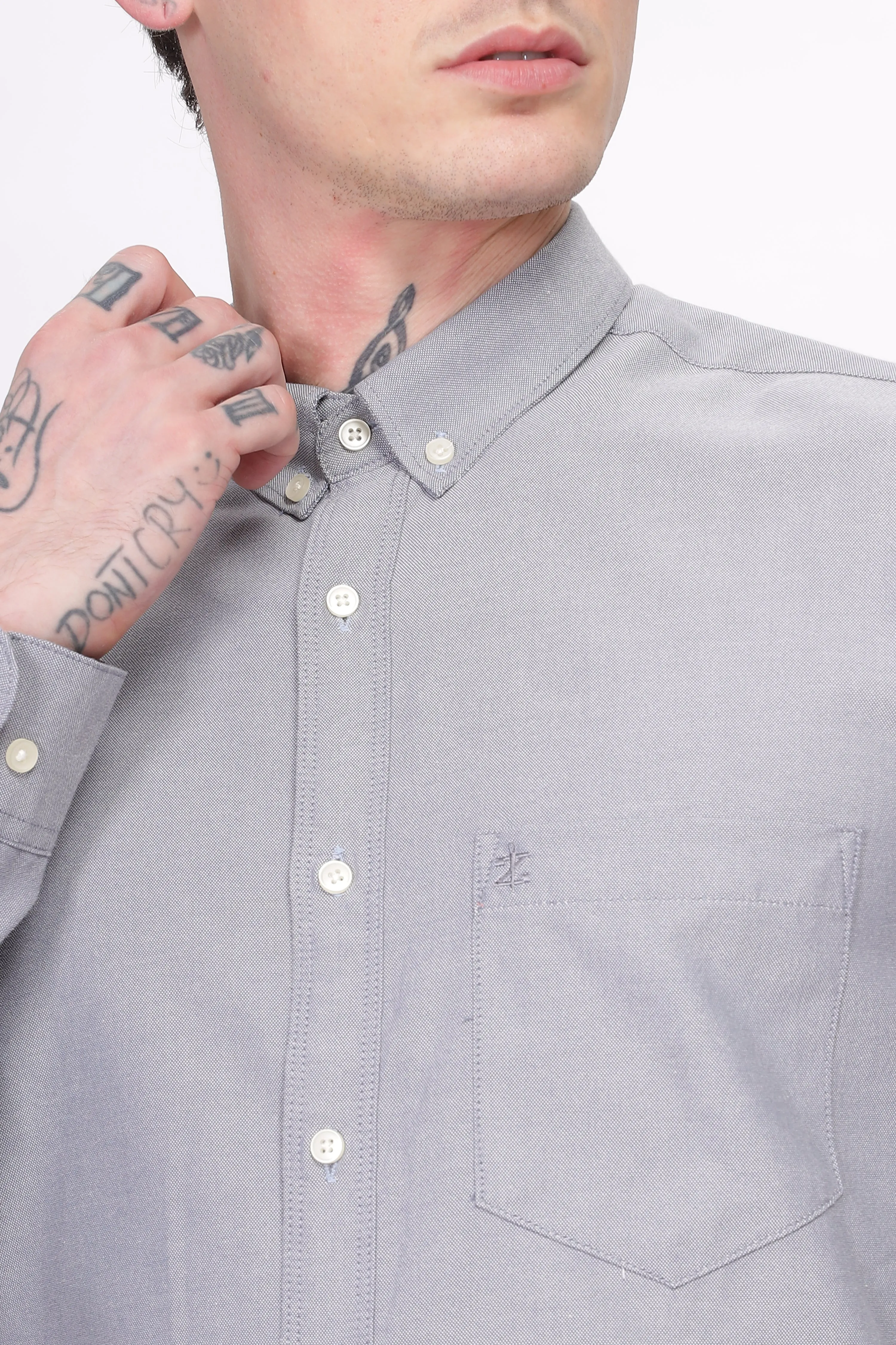 Oxford Formal Grey Shirt