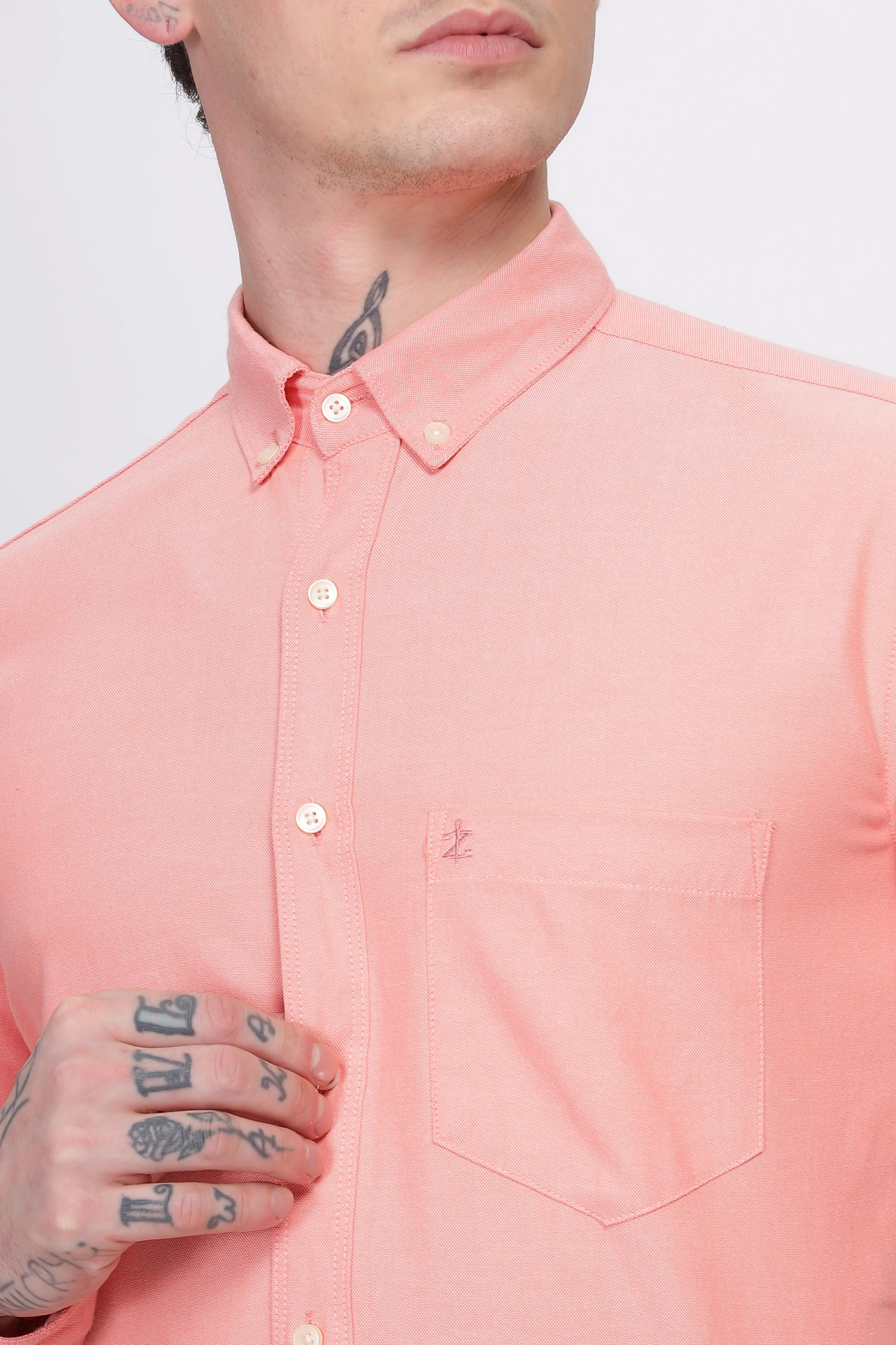 Oxford Formal Peach Shirt