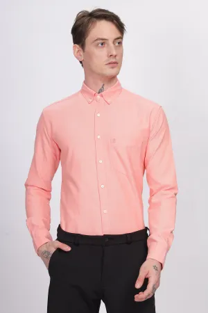 Oxford Formal Peach Shirt