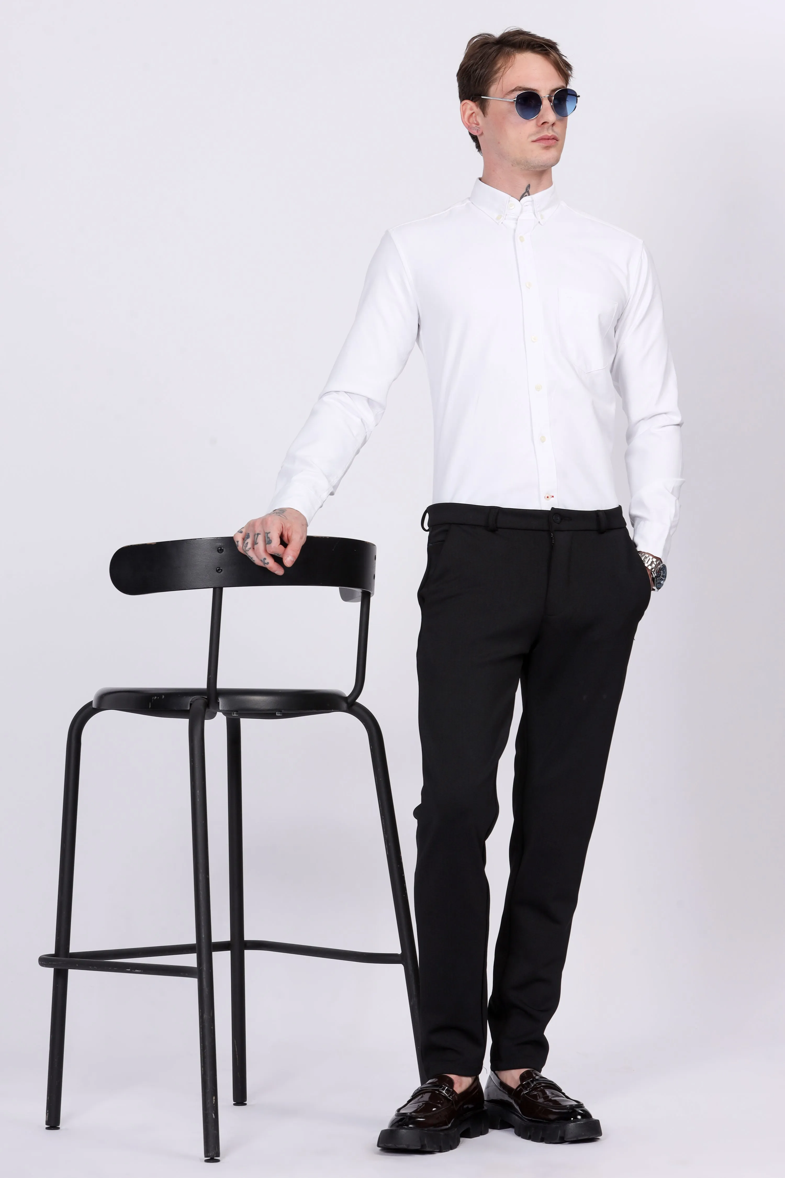 Oxford Formal White Shirt