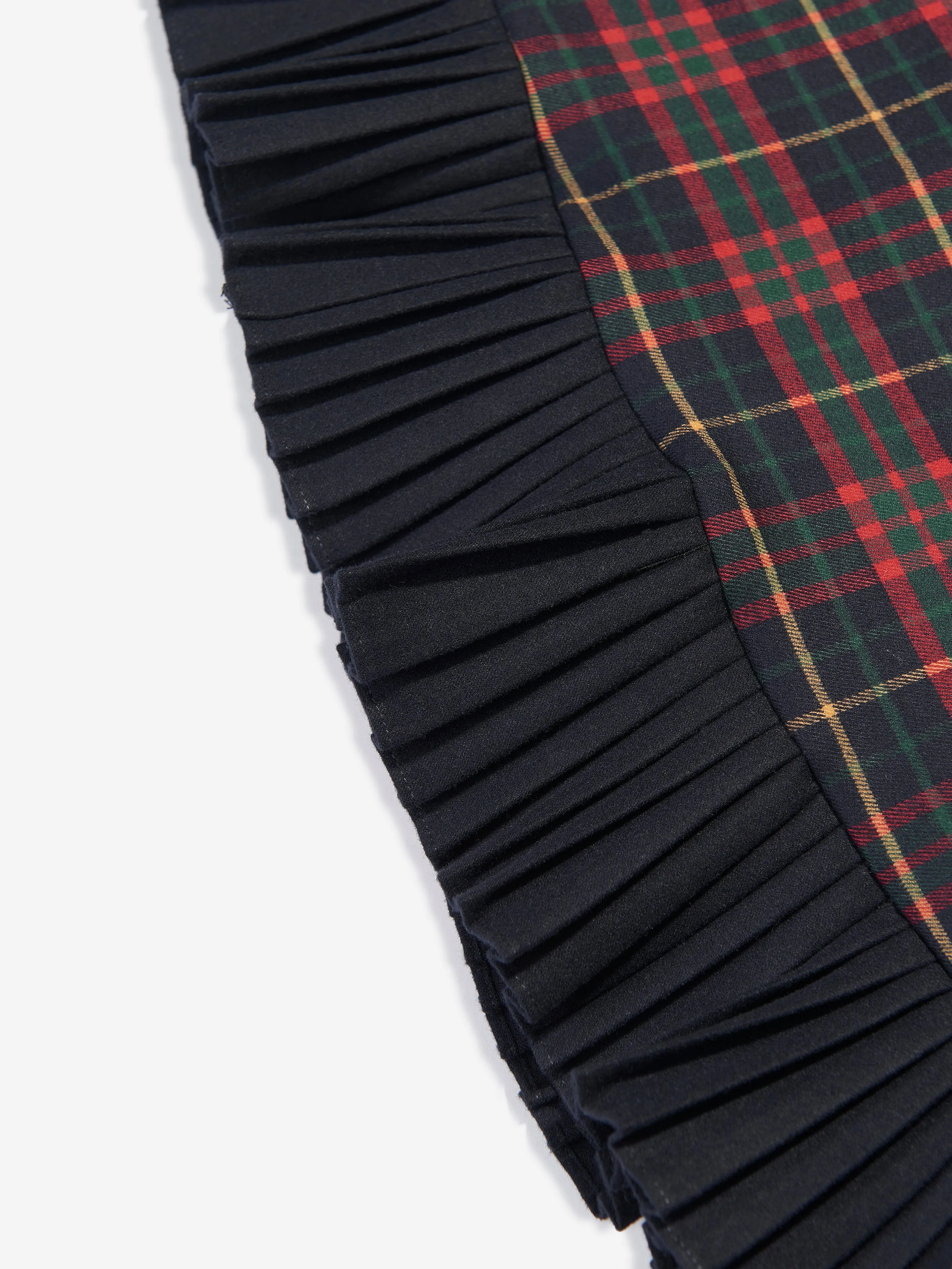 Patachou Girls Tartan Skirt in Navy