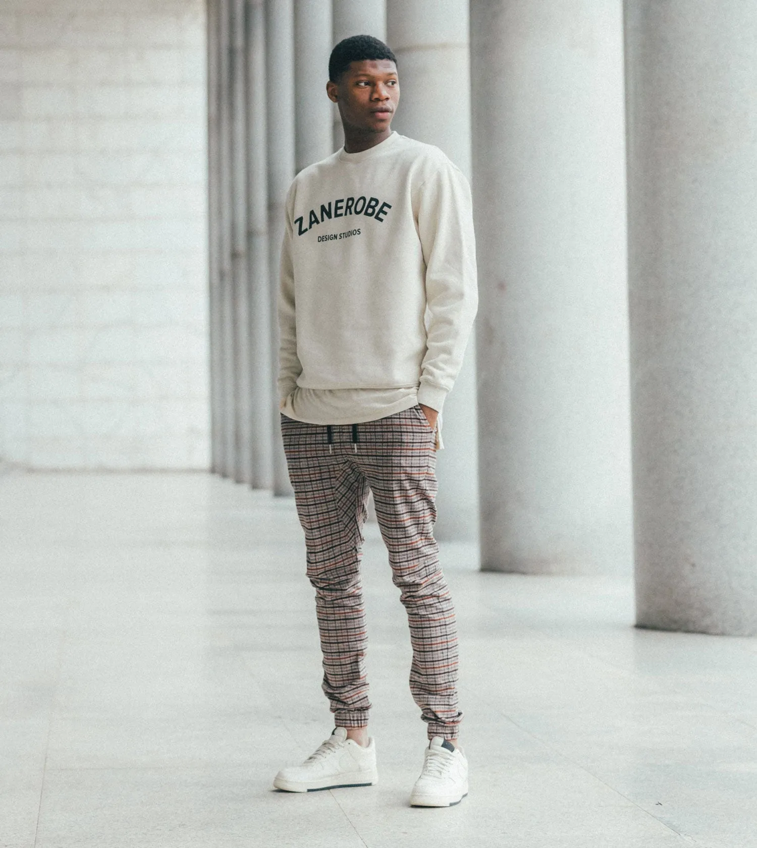 Plaid Sureshot Jogger Bronco Check