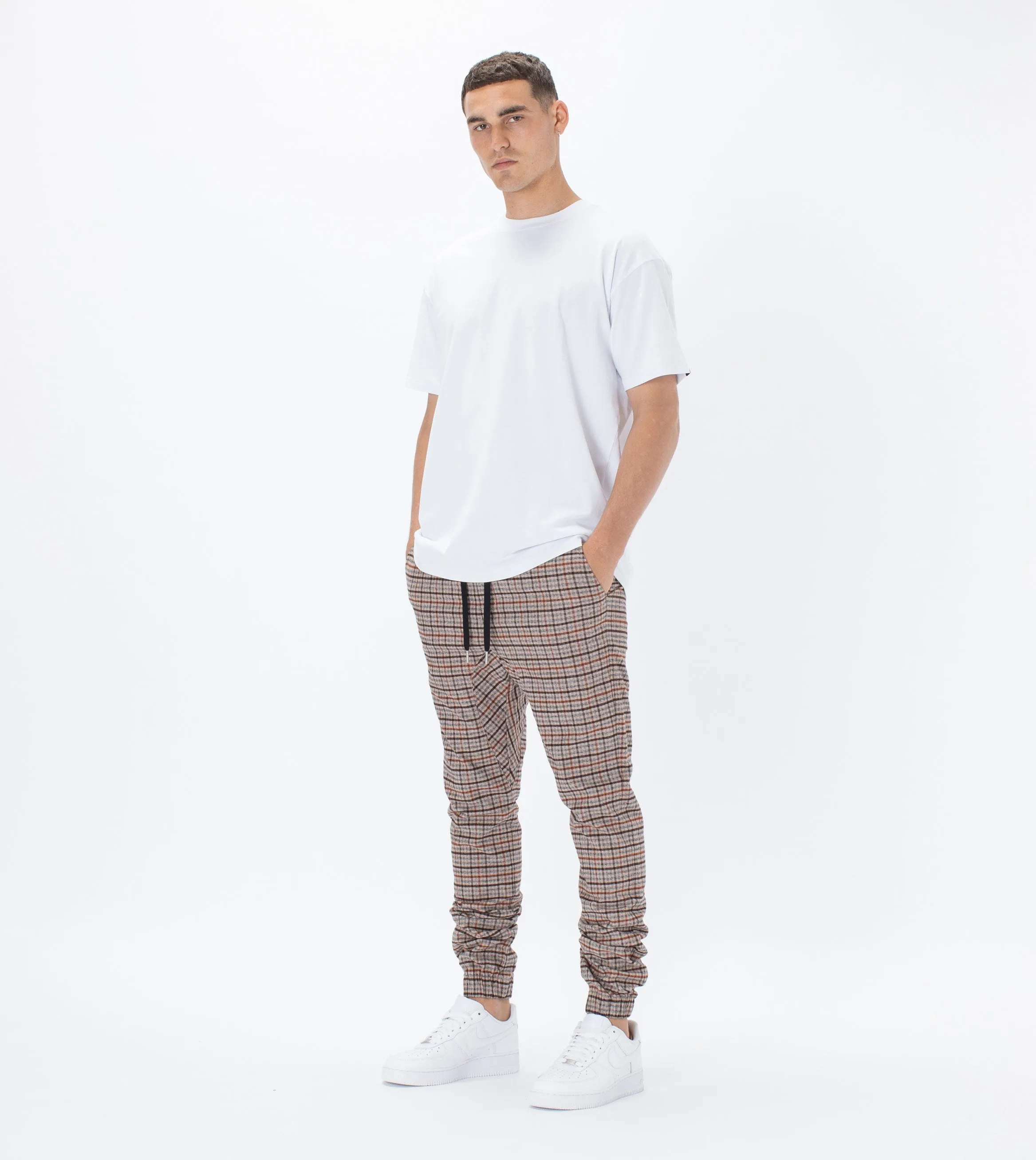 Plaid Sureshot Jogger Bronco Check