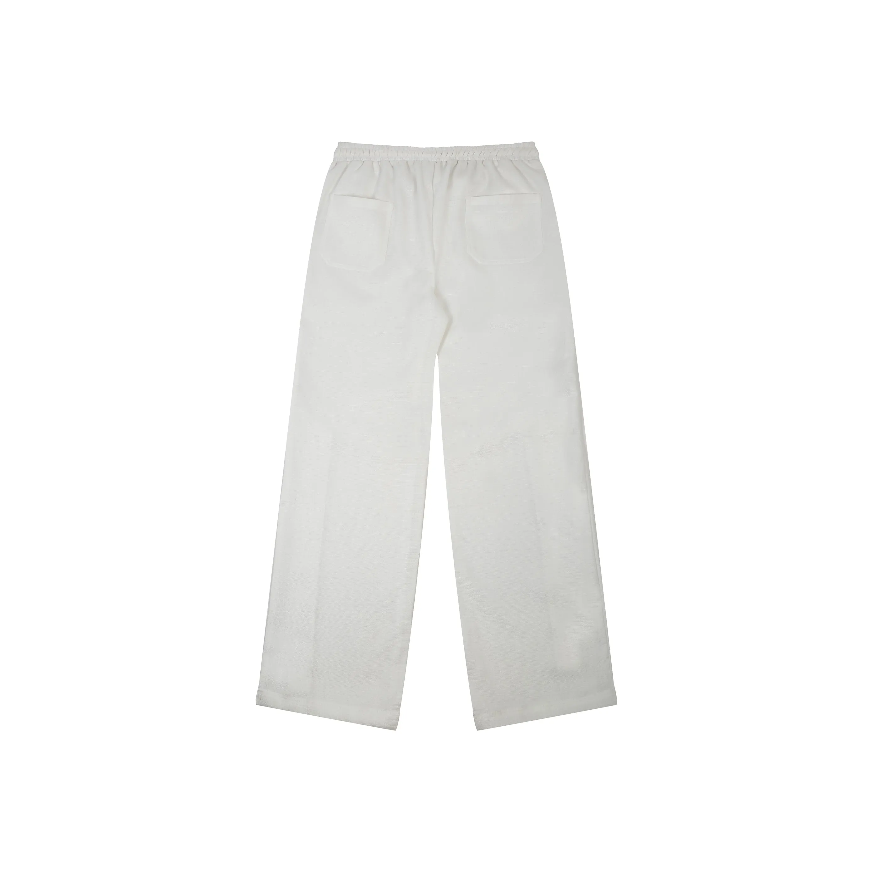 PLEATED ARCH CUT PANTS