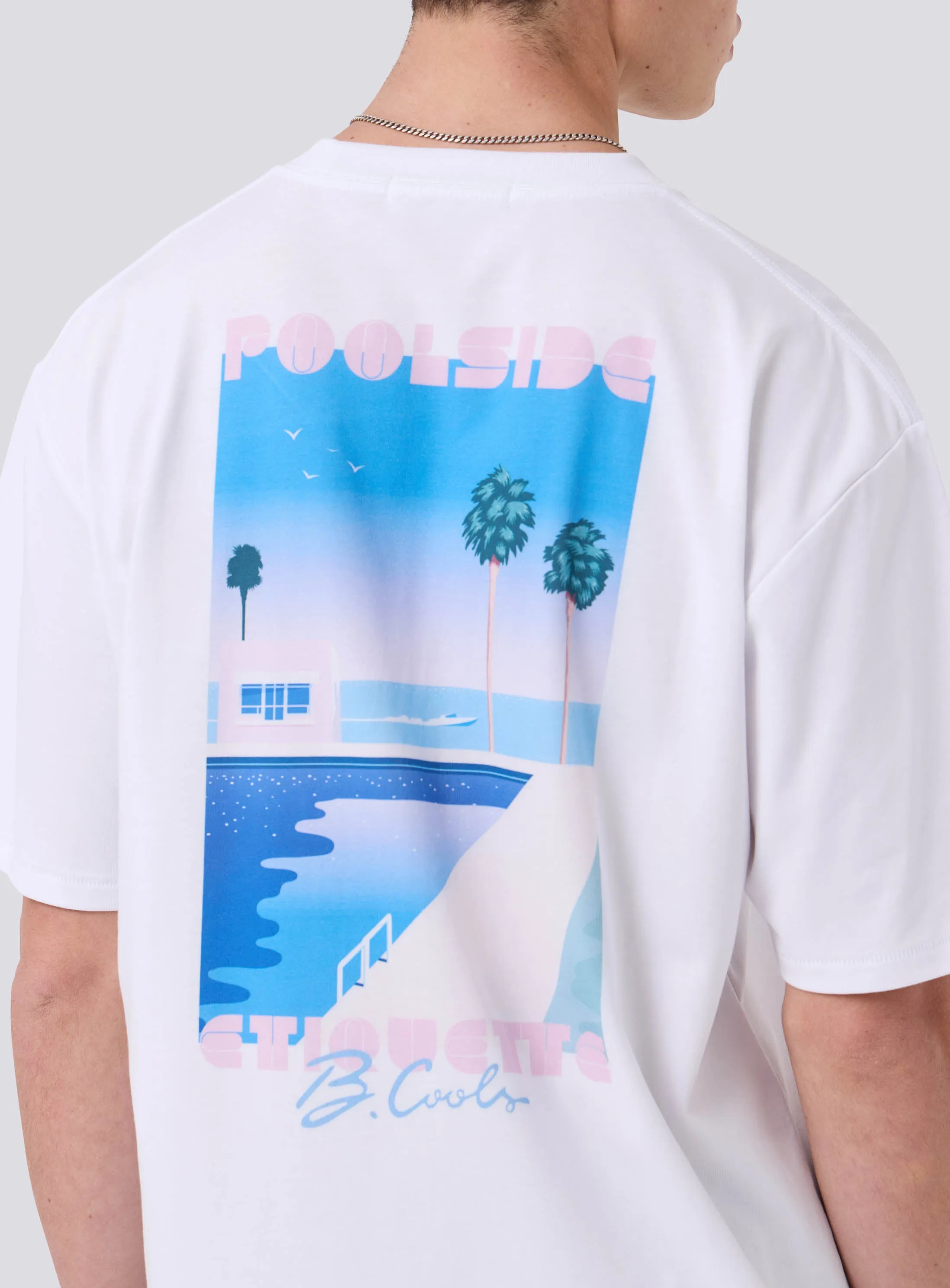 Poolside Vice Tee White