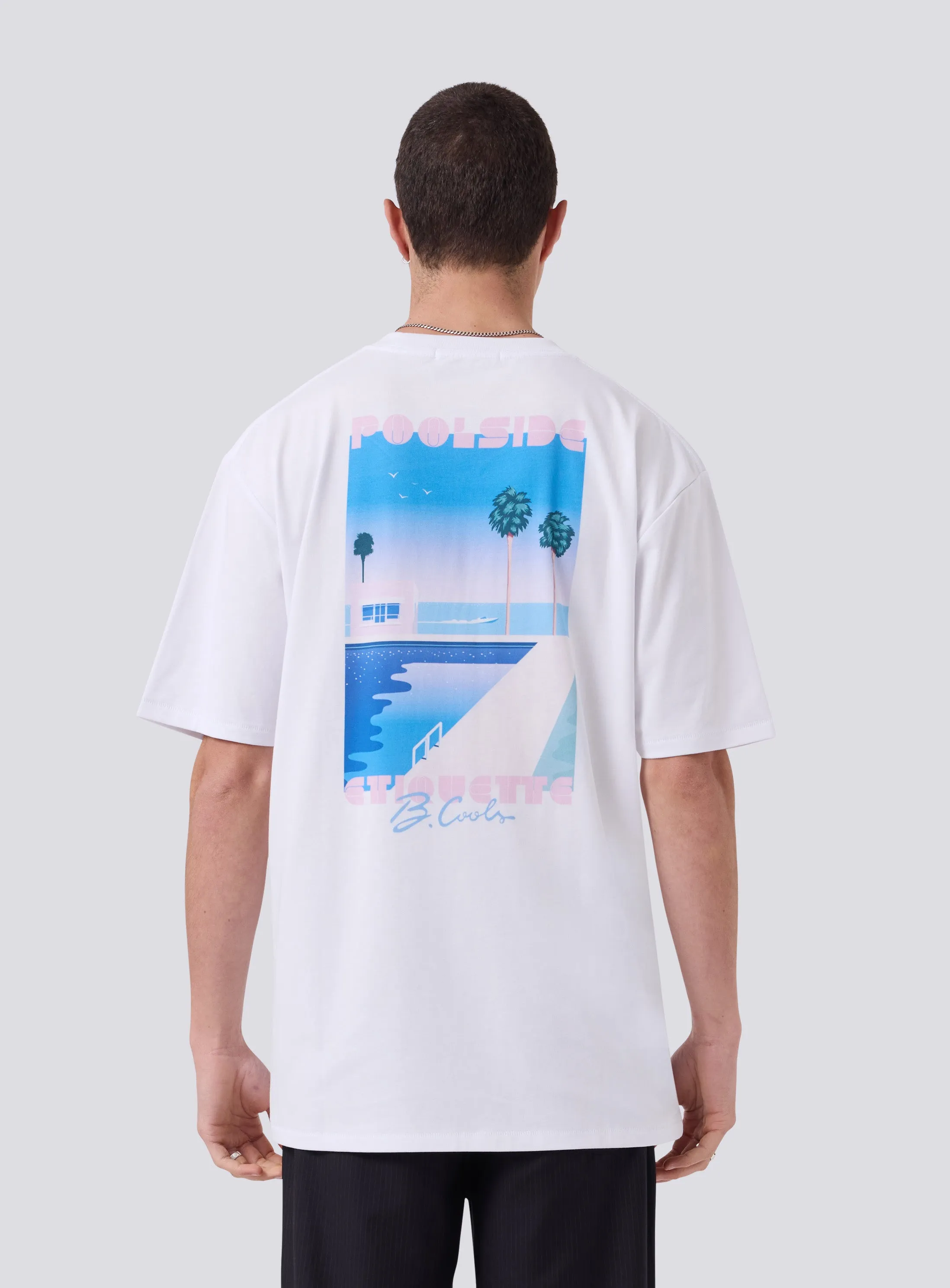 Poolside Vice Tee White