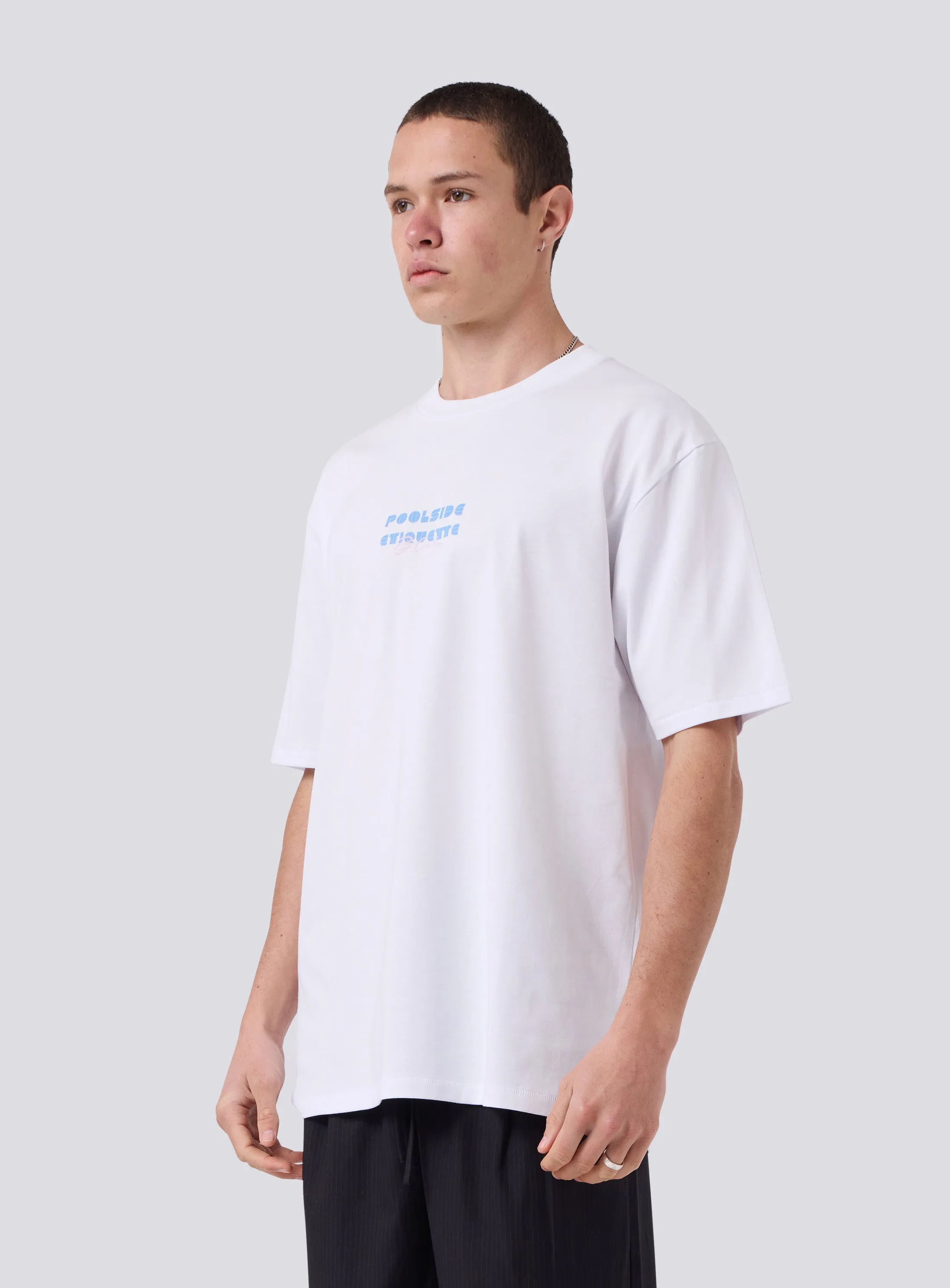 Poolside Vice Tee White