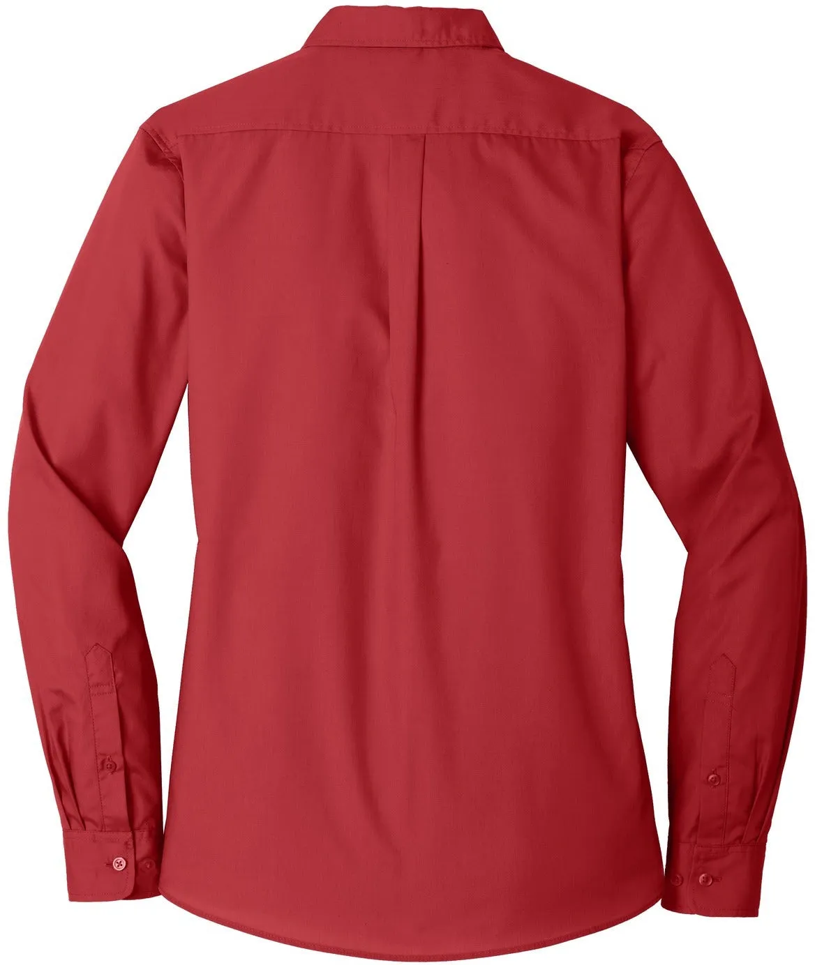 Port Authority Ladies Long Sleeve Carefree Poplin Shirt